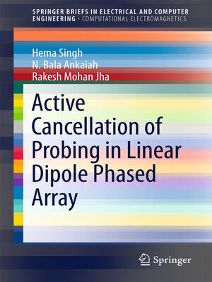 cover image of Active Cancellation of Probing in Linear Dipole Phased Array